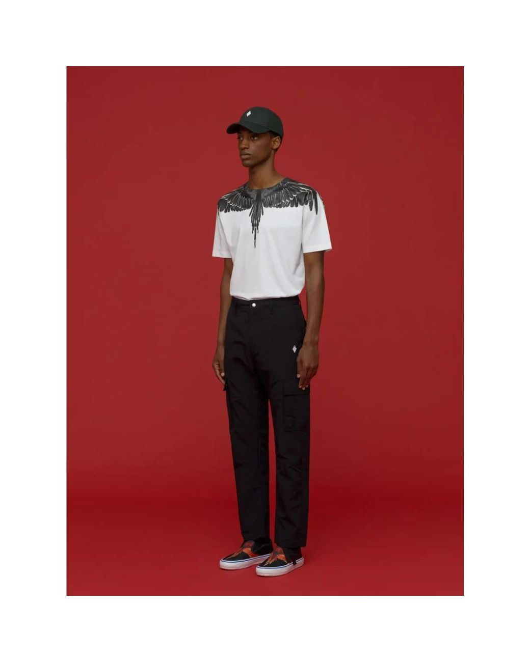Marcelo Burlon Blue Slim-Fit Trousers for men