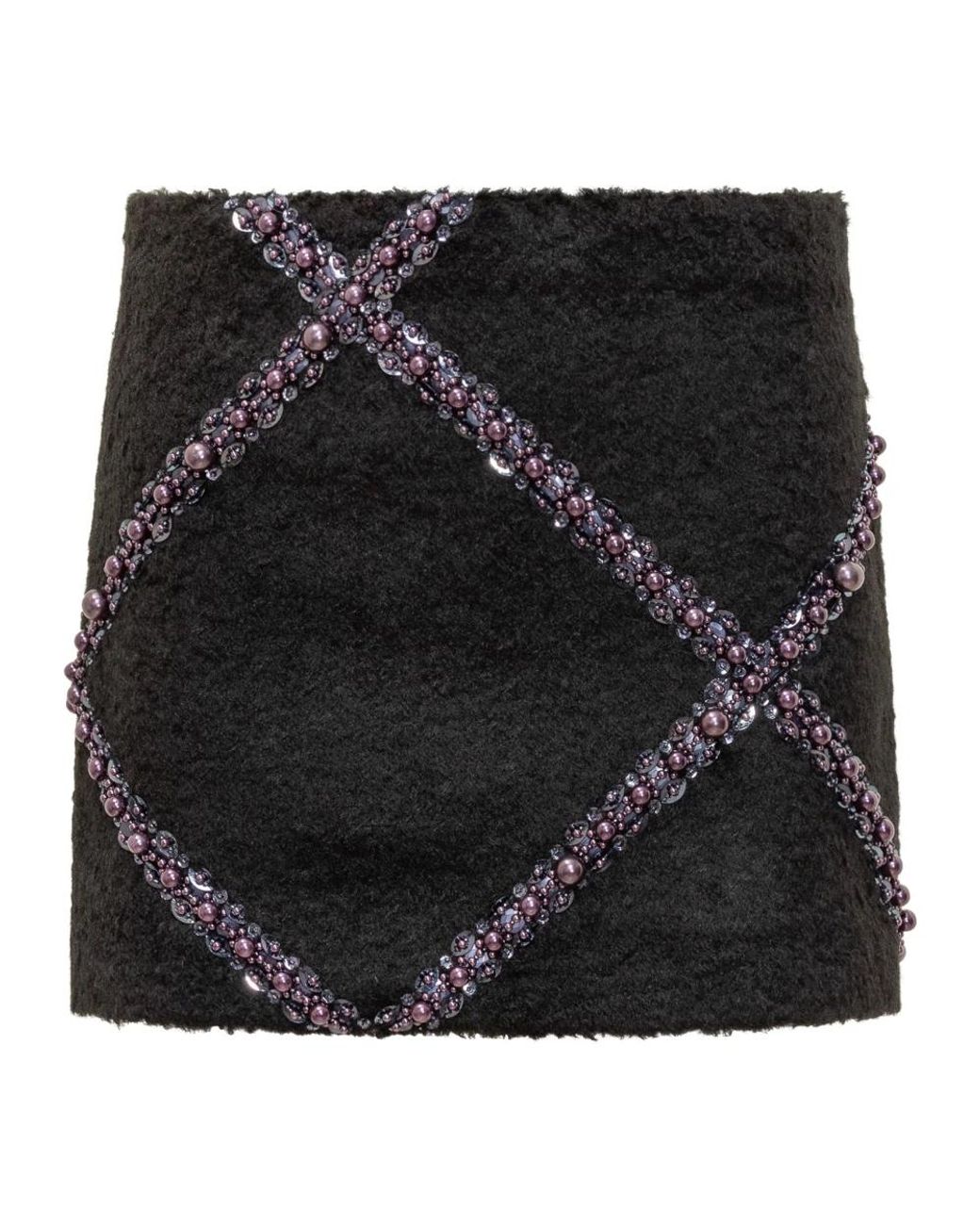 Des Phemmes Black Short Skirts