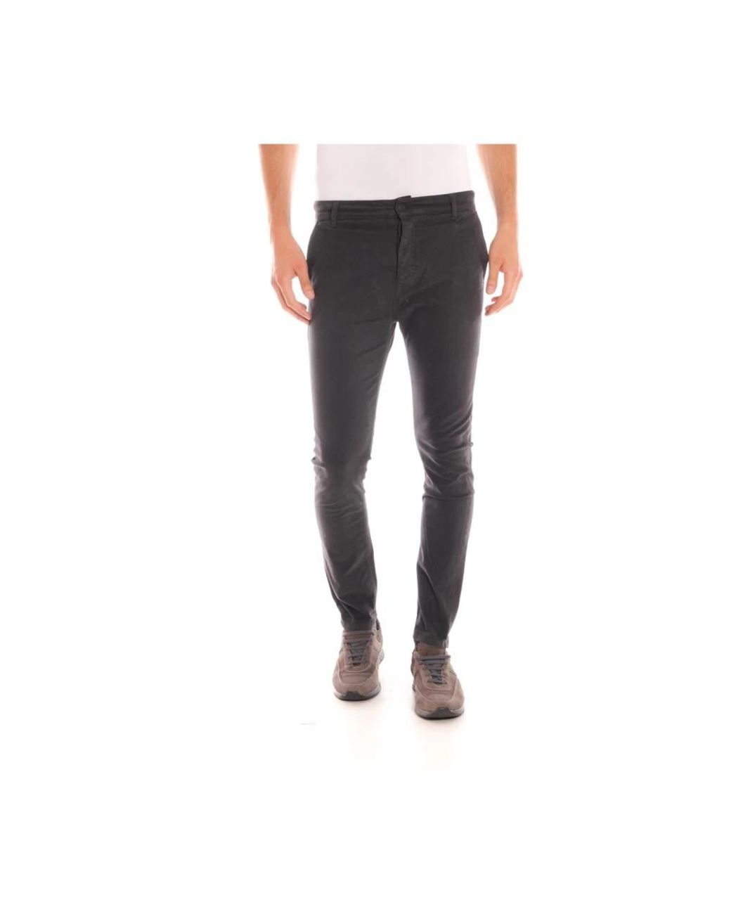 Daniele Alessandrini Gray Chinos for men