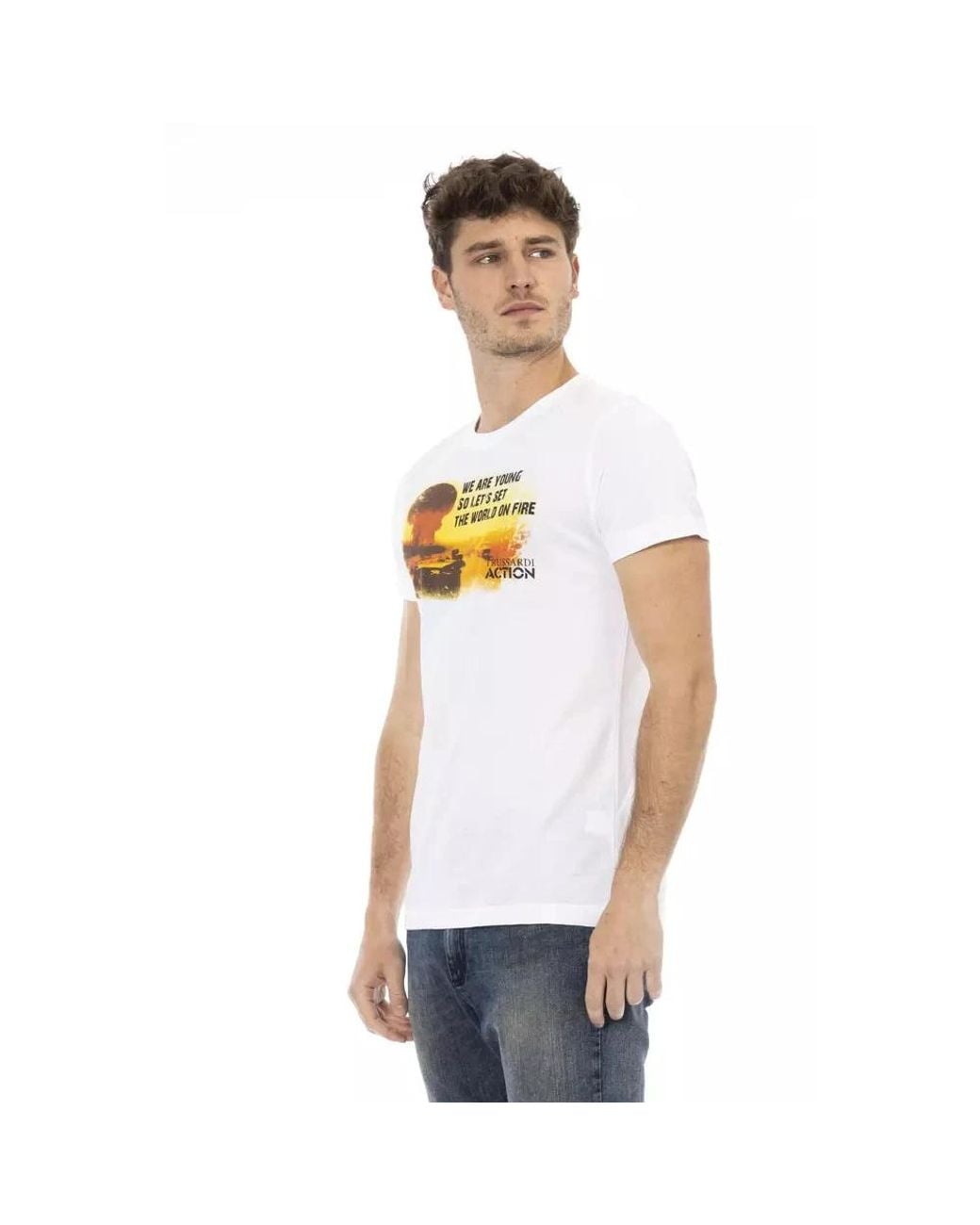 Trussardi White T-Shirts for men