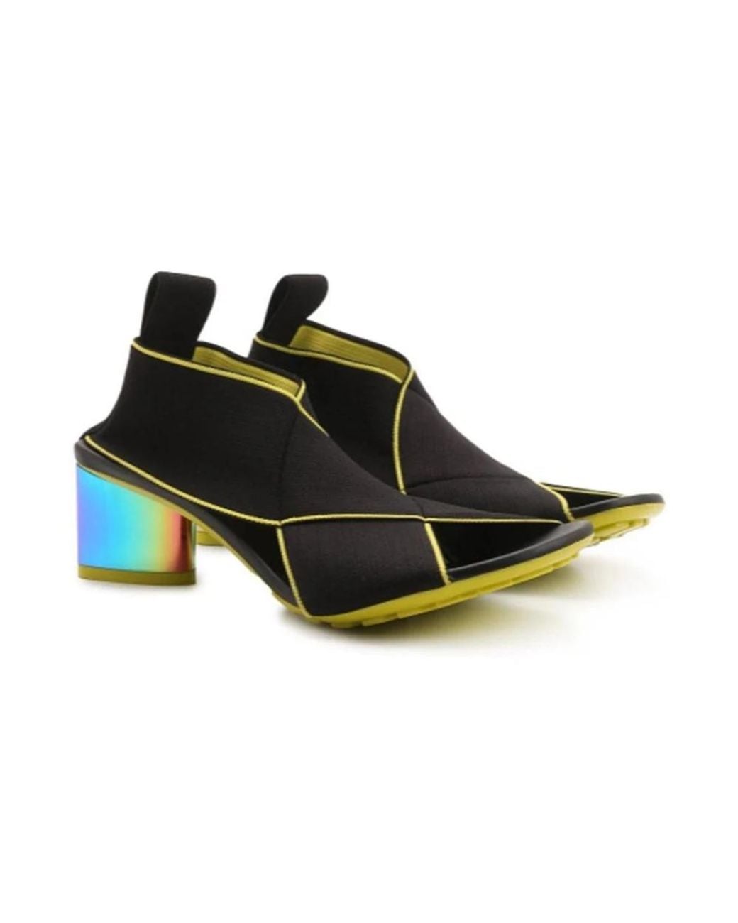 Bottega Veneta Green High Heel Sandals