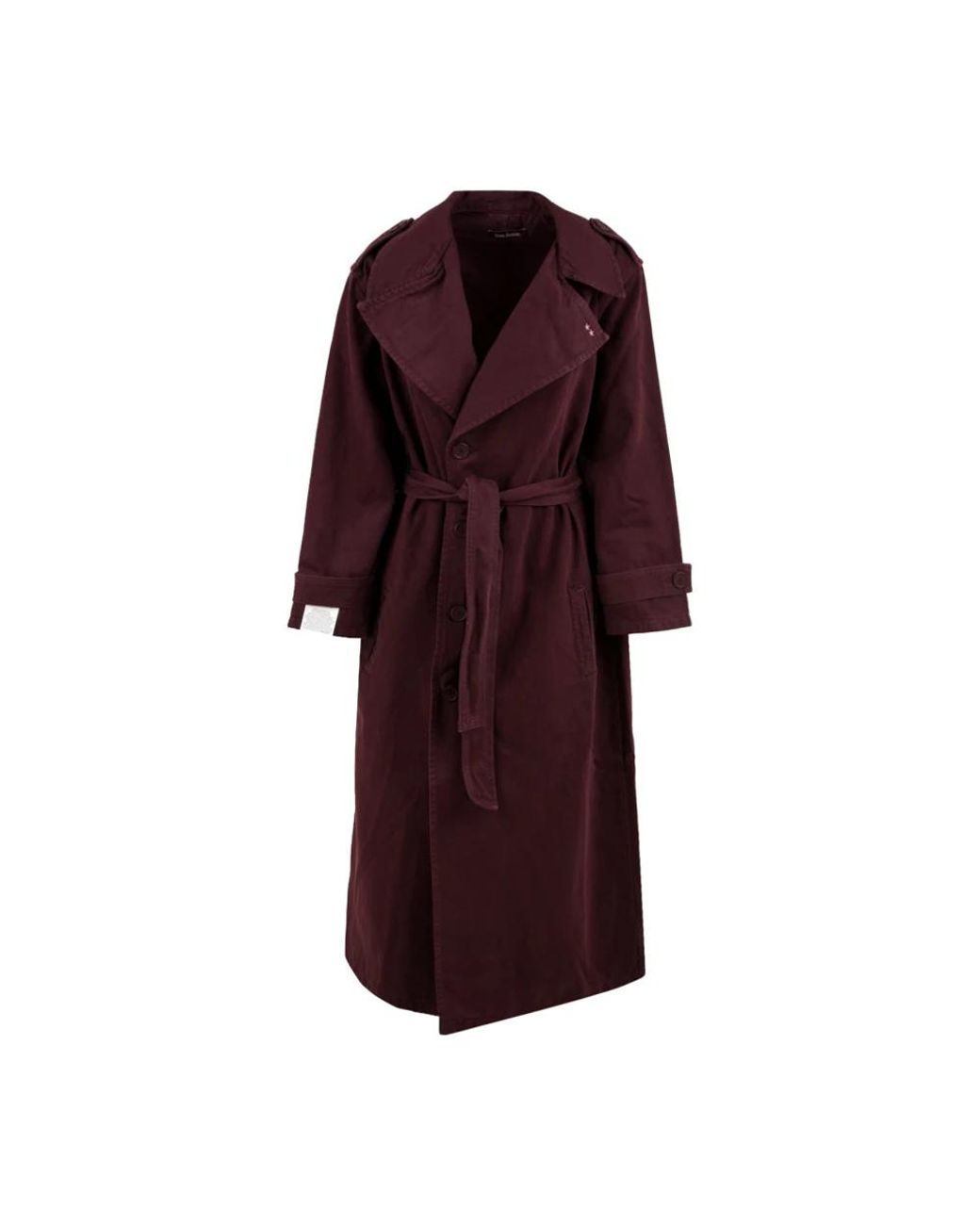 ICON DENIM Purple Trench Coats