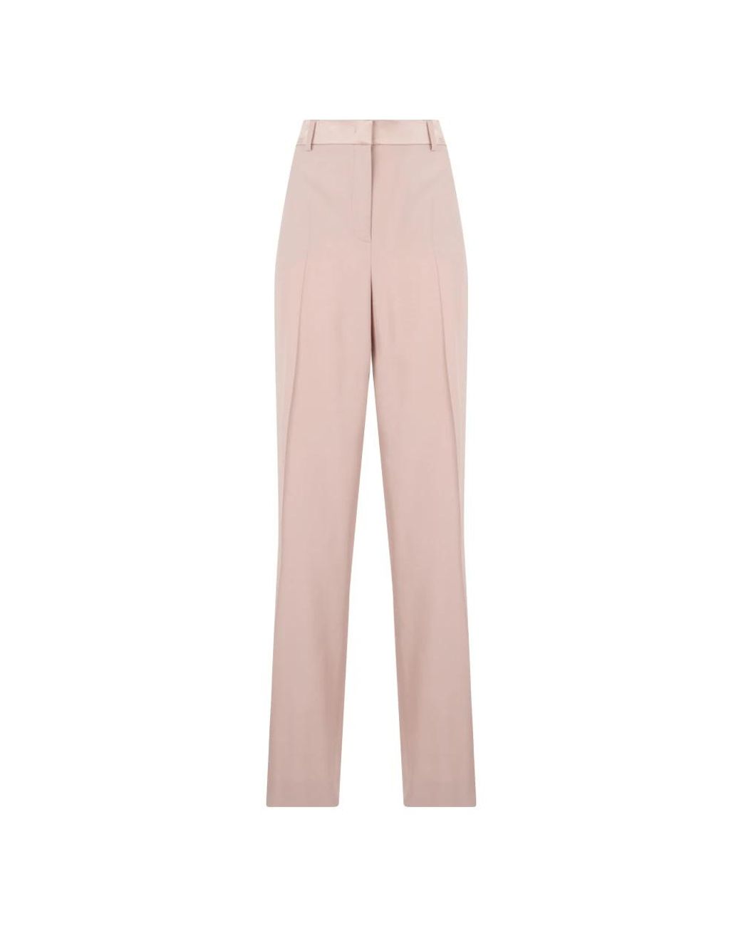 Alberta Ferretti Pink Straight Trousers
