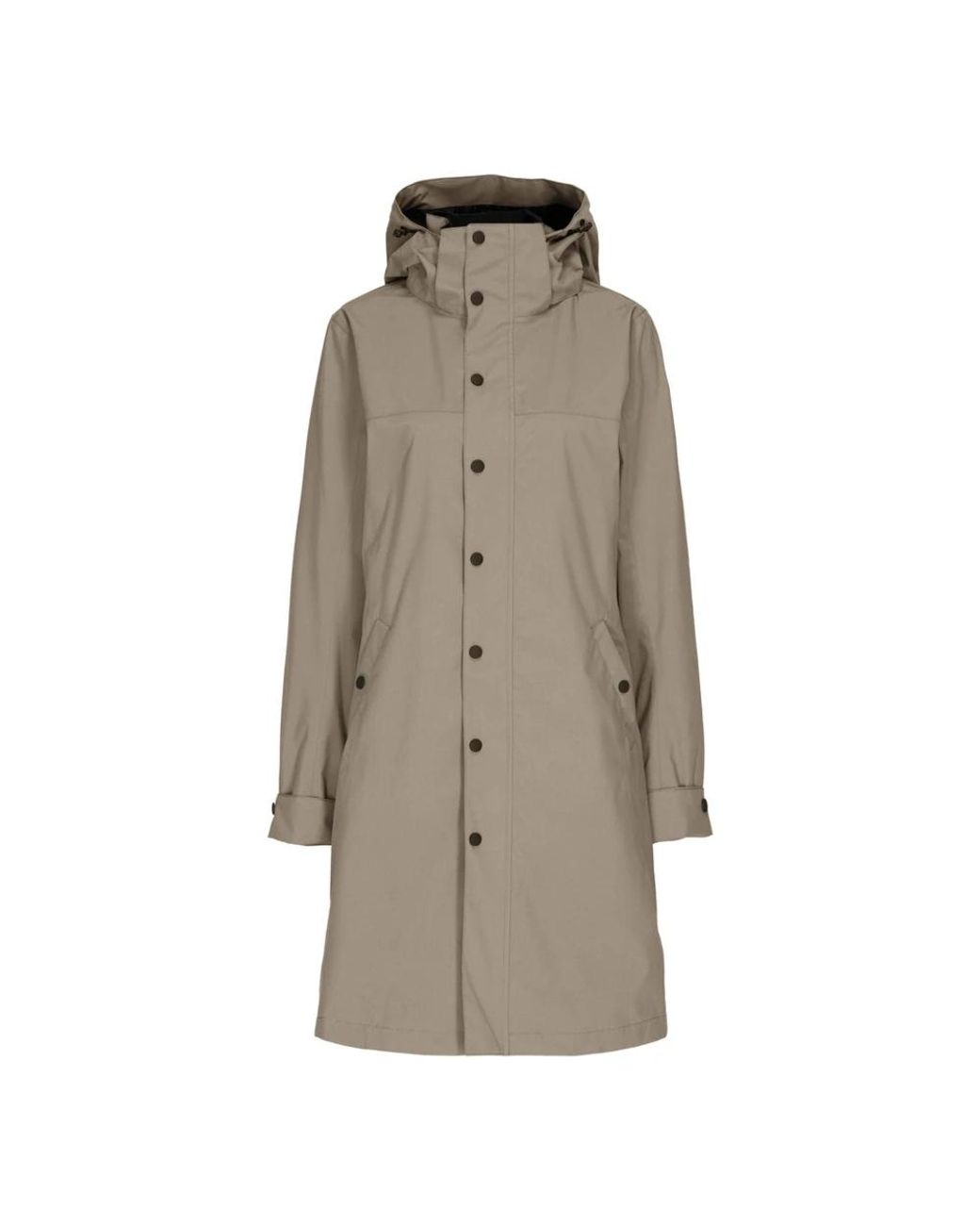 Notyz Jassen ,Polyester Parka's in het Natural