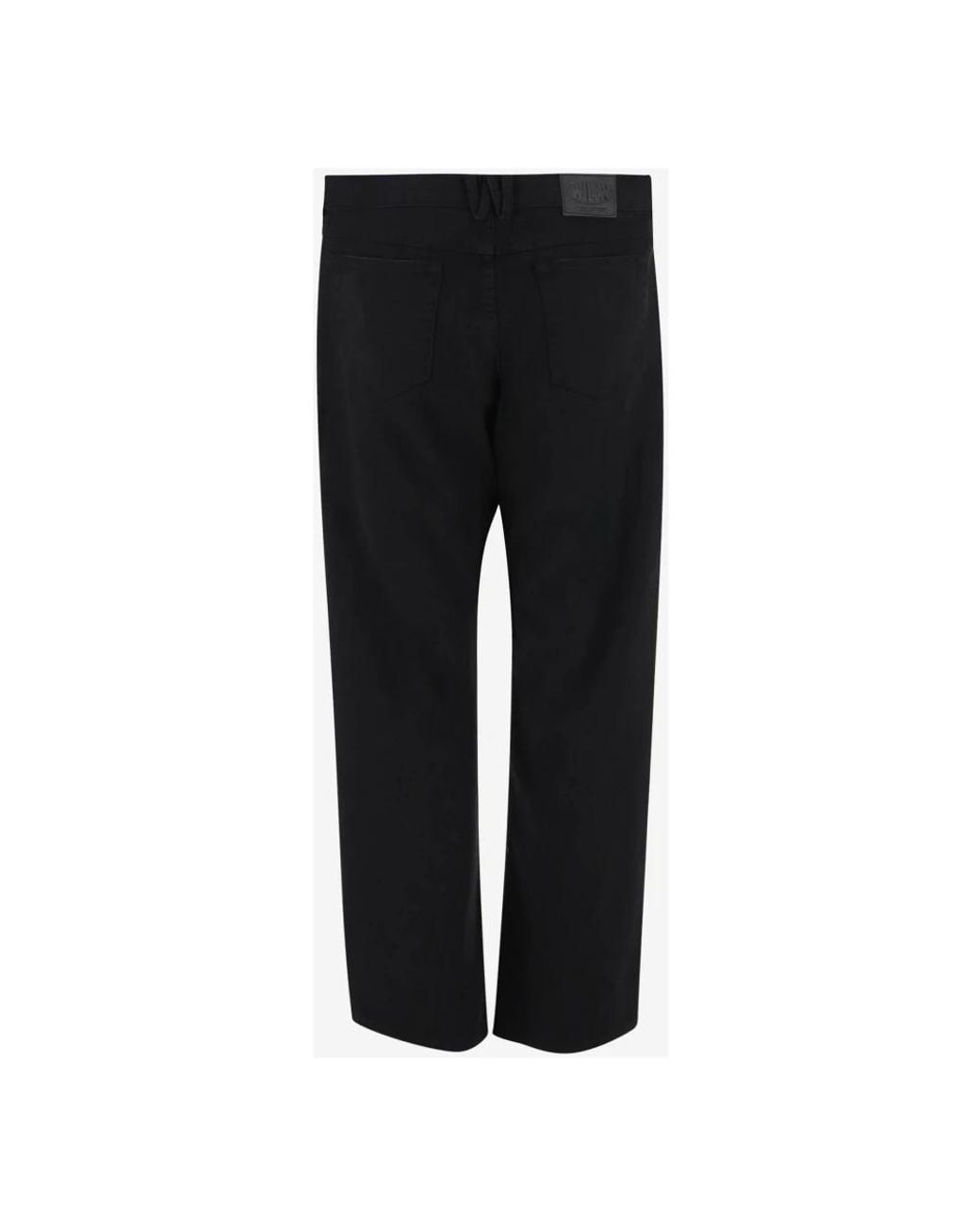 Willy Chavarria Black Straight Fit Jeans for men