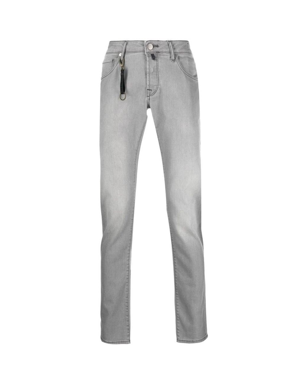 Incotex Gray Skinny Fit Jeans for men