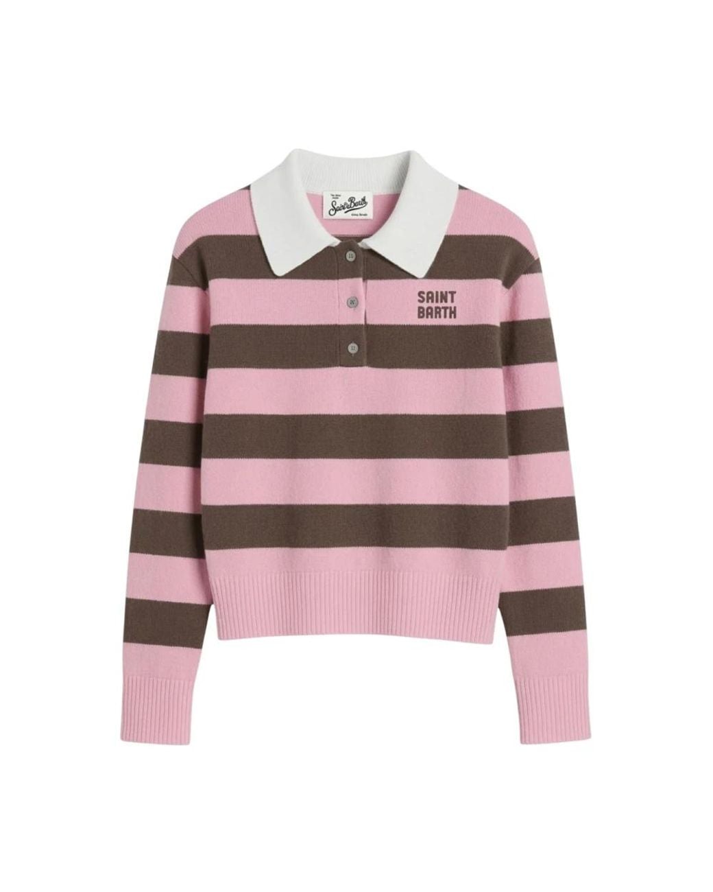 Mc2 Saint Barth Pink Polo Shirts