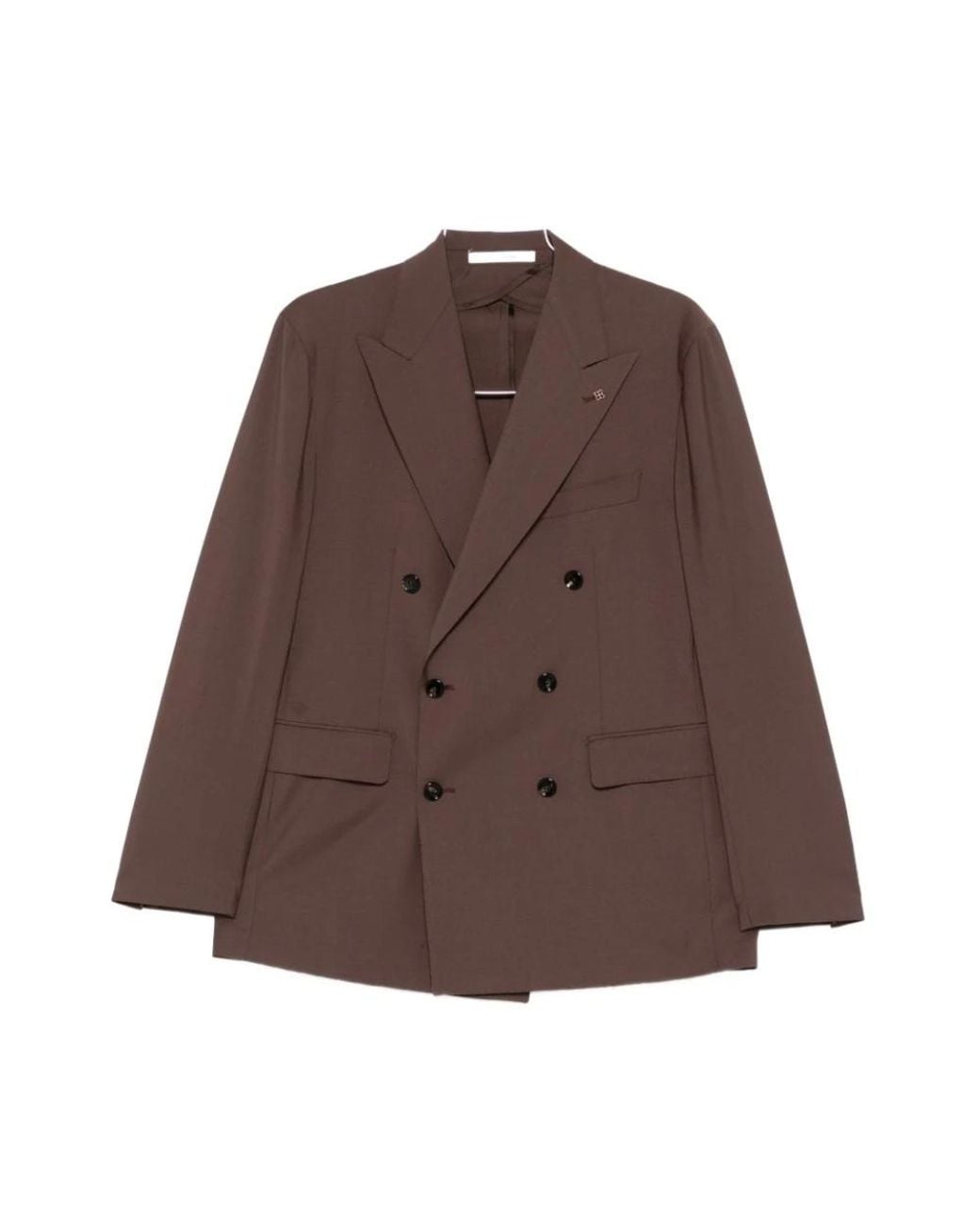 Tagliatore Zweireihiger Blazer in Brown für Herren