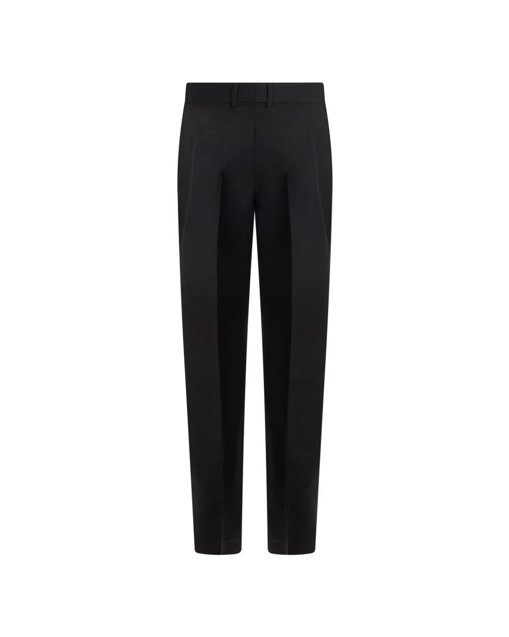 Alberta Ferretti Black Slim-Fit Trousers