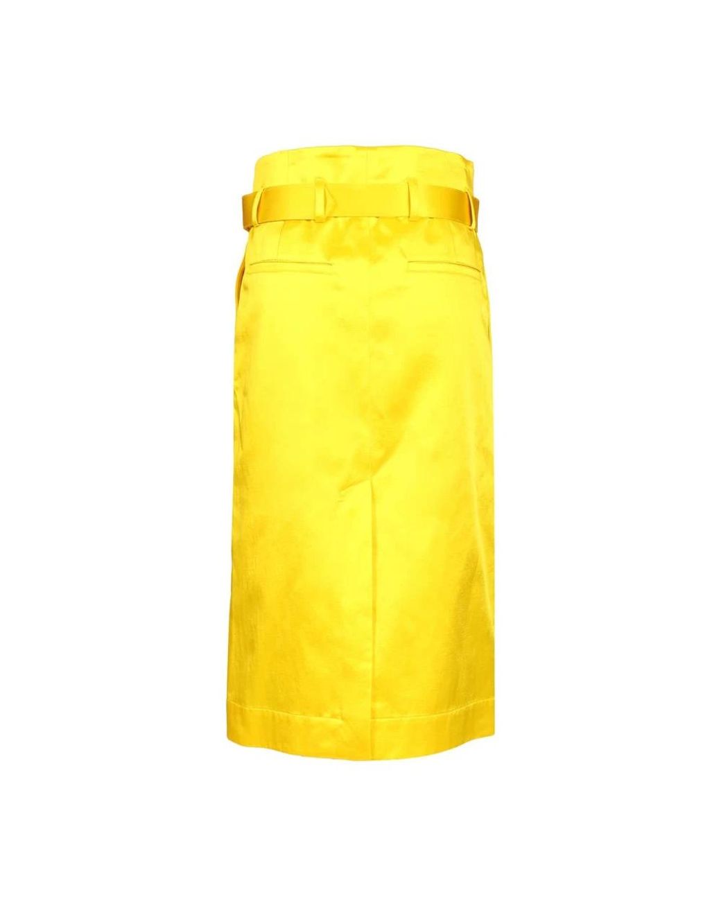 Dries Van Noten Yellow Midi Skirts