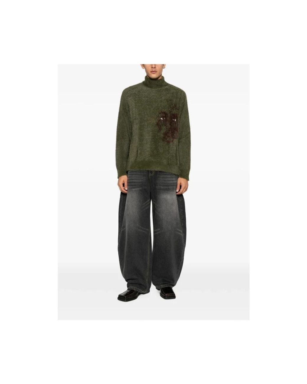 Kidsuper Green Turtlenecks for men