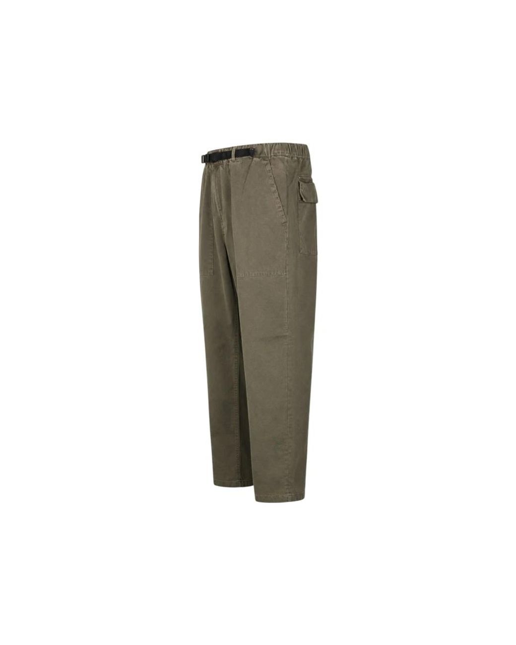 White Sand Gray Straight Trousers for men