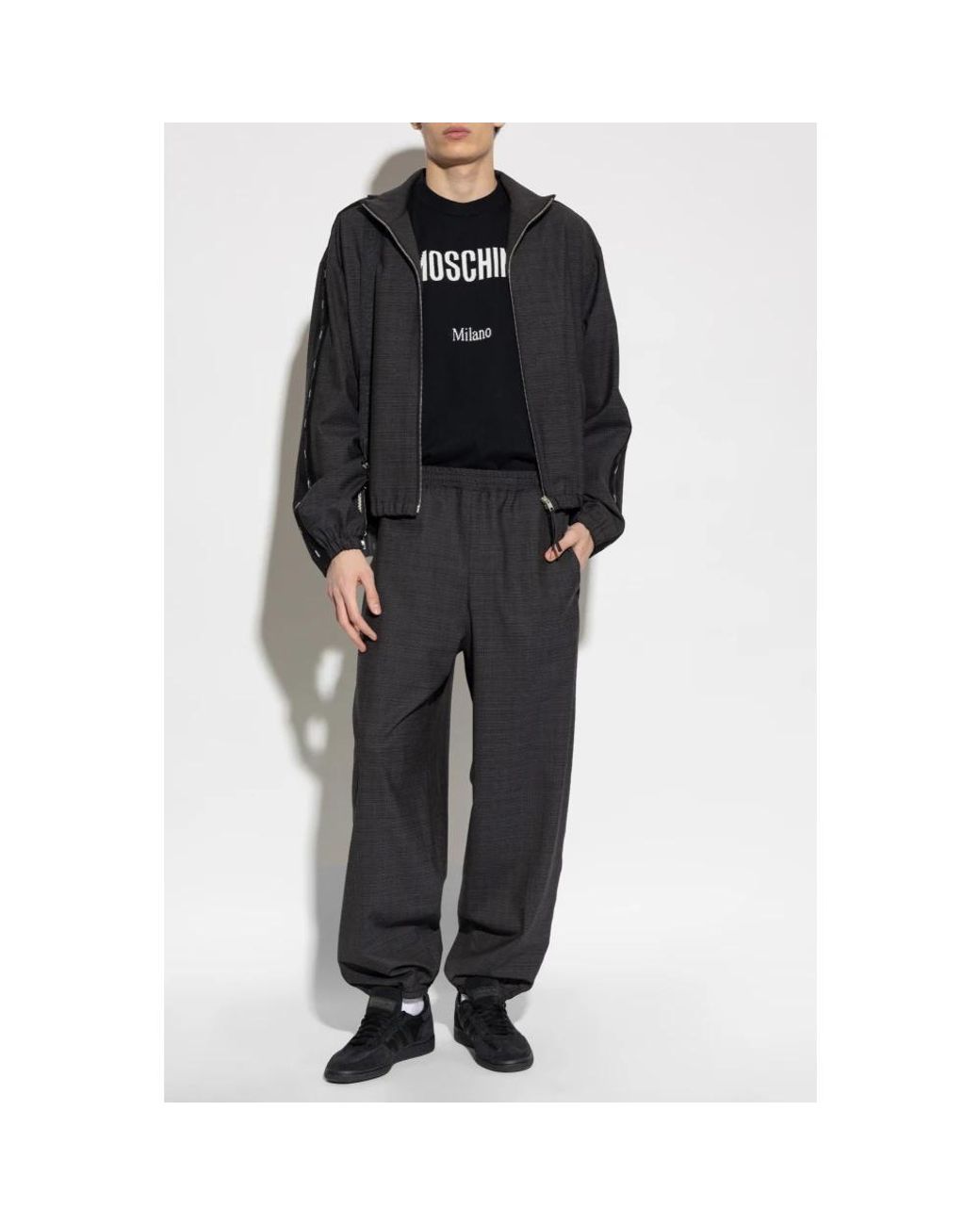 Light Jackets Moschino de hombre de color Gray