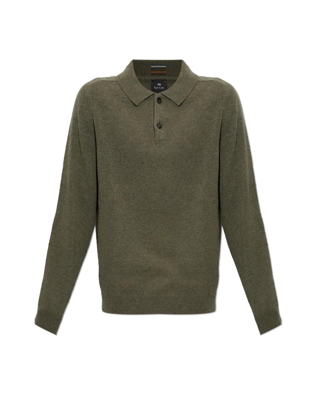 Paul Smith Wool Polo in het Green voor heren