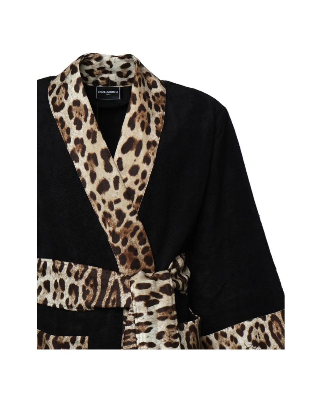 Dolce & Gabbana Black Robes for men