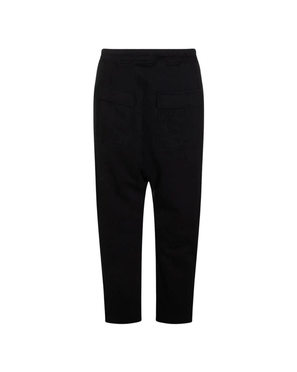 Thom Krom Black Cropped Trousers for men