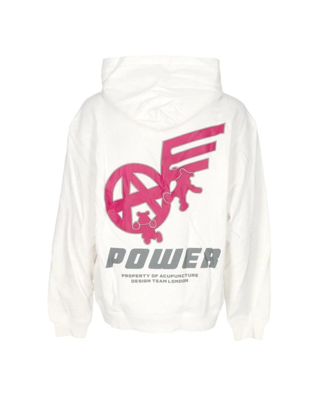Acupuncture White Hoodies for men
