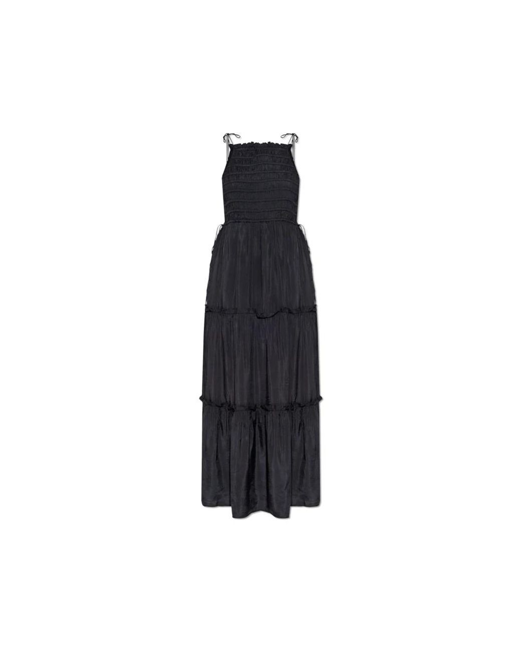 Ganni Black Maxi Dresses