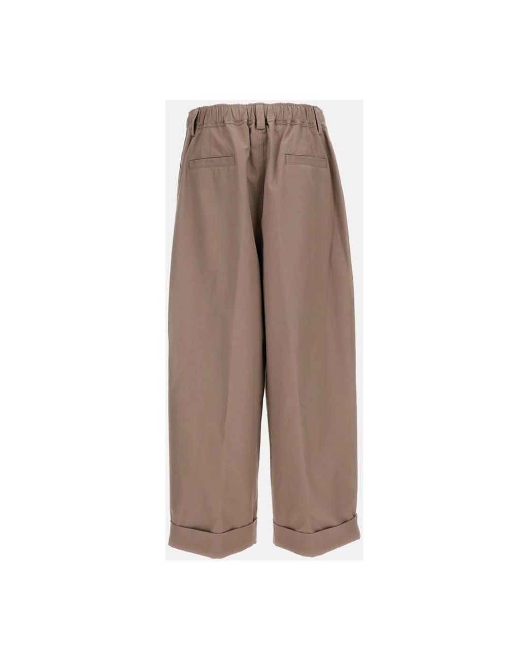 Marni Brown Wide Trousers for men
