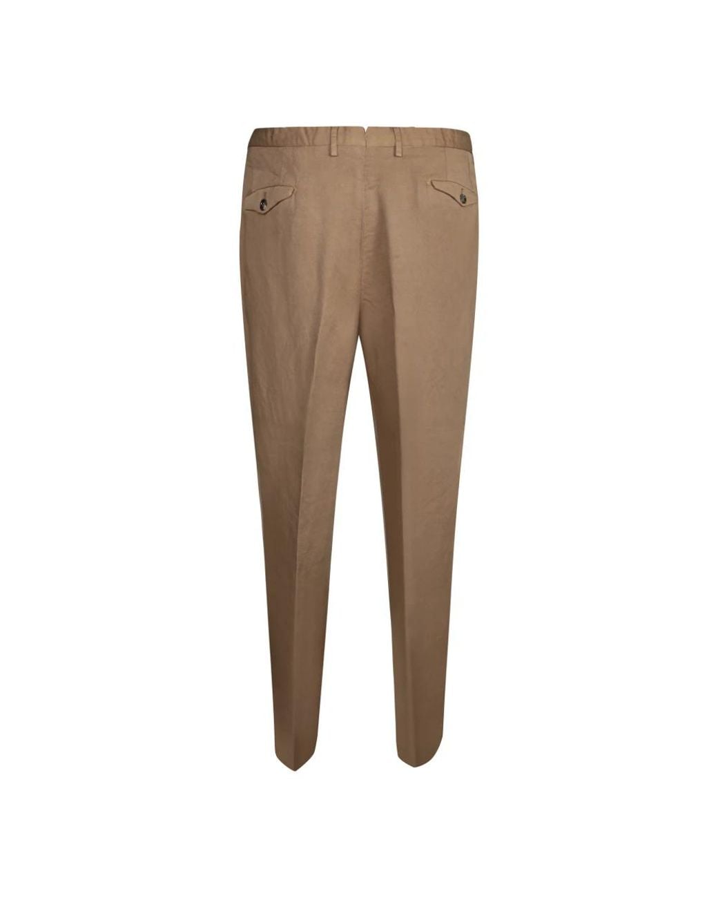 Dell'Oglio Natural Suit Trousers for men