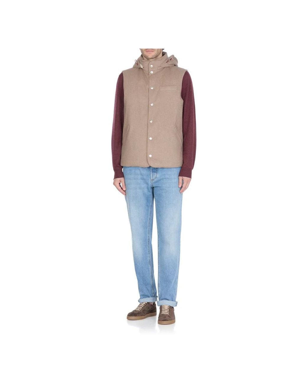 Brunello Cucinelli Brown Waistcoats for men