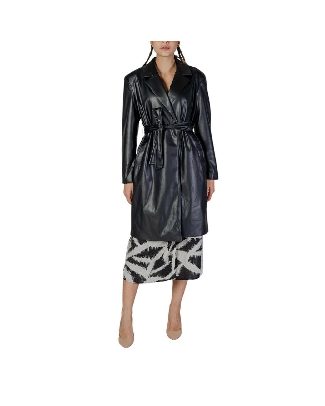 ONLY Black Belted Coats