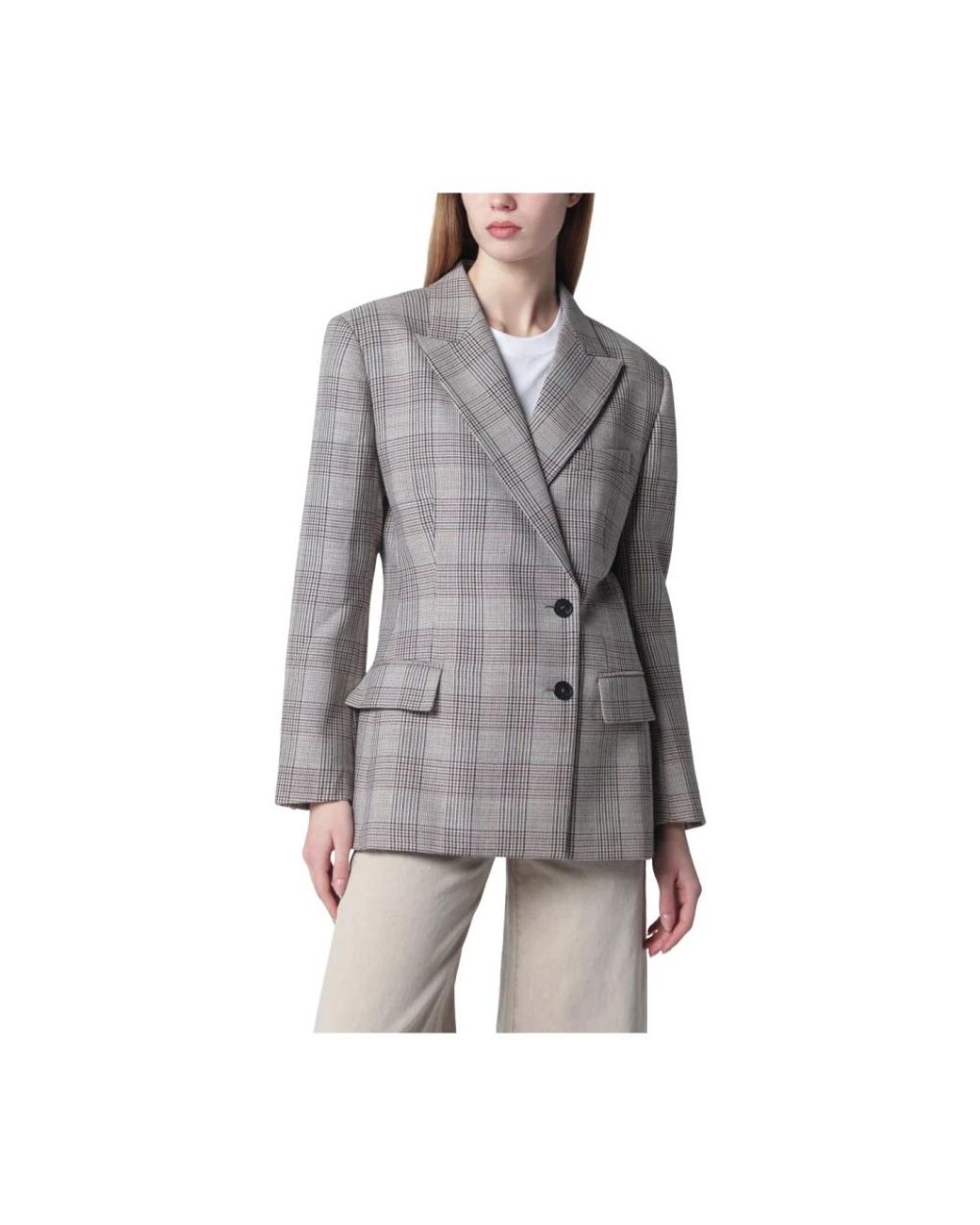 Anine Bing Gray Blazers
