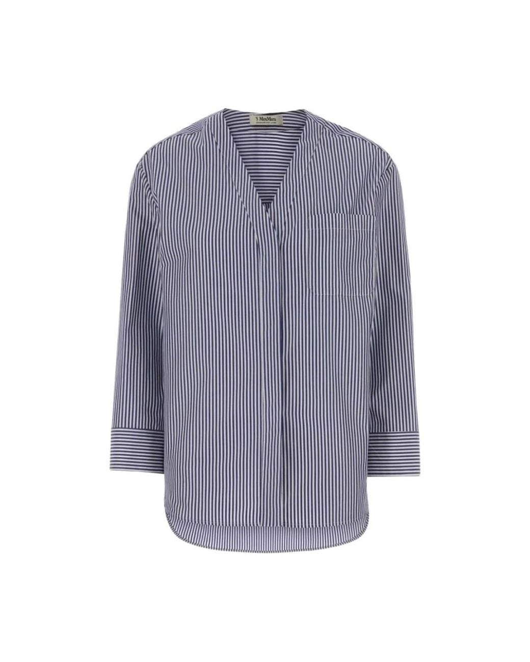Max Mara Blue Blouses