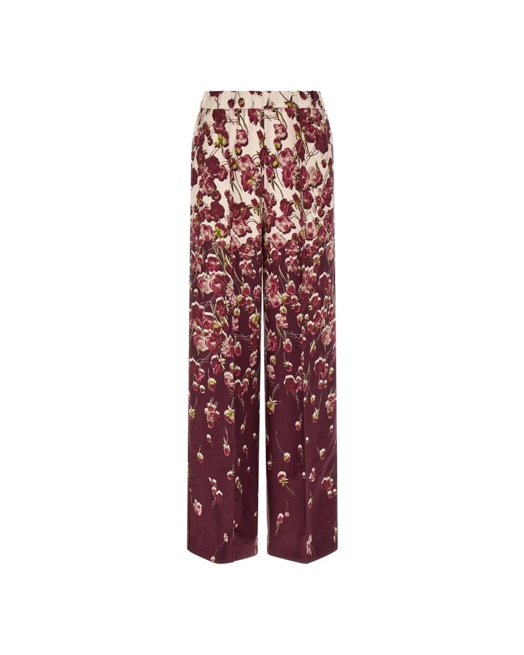 F.R.S For Restless Sleepers Red Wide Trousers