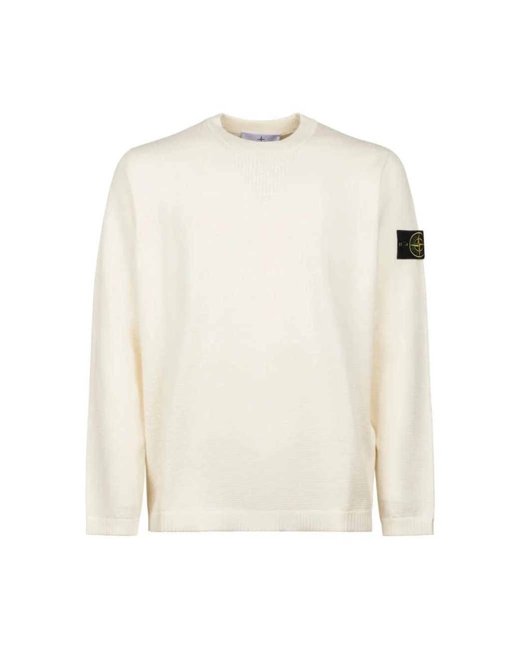 Stone Island White Sweatshirts for men