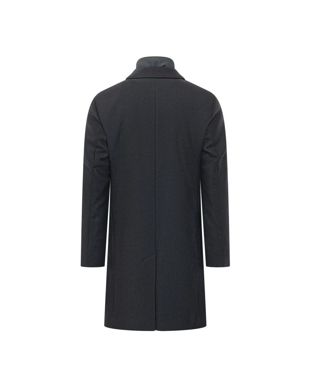 Boss Blue Single-Breasted Coats for men