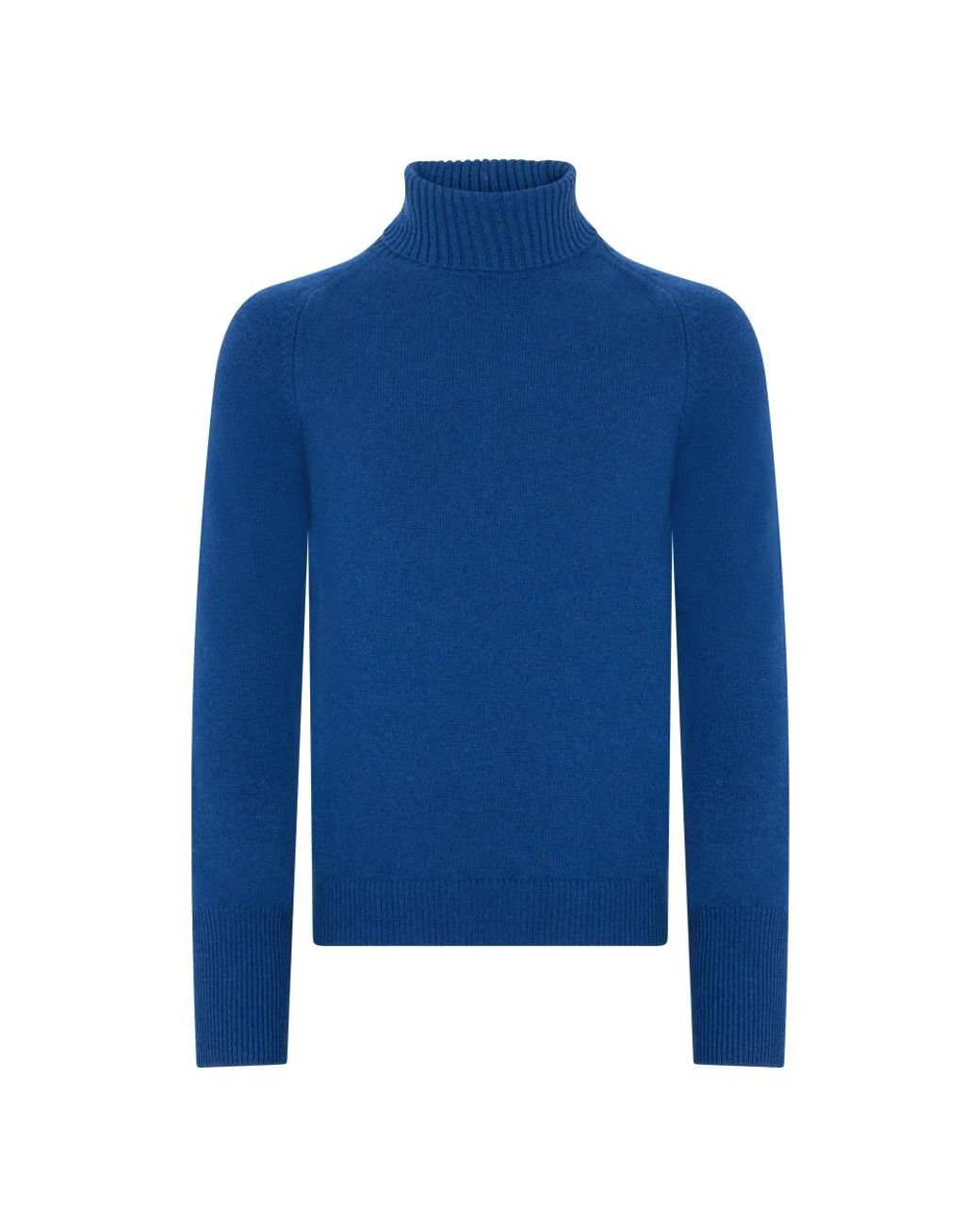 Fedeli Blue Cashmere Knitwear for men