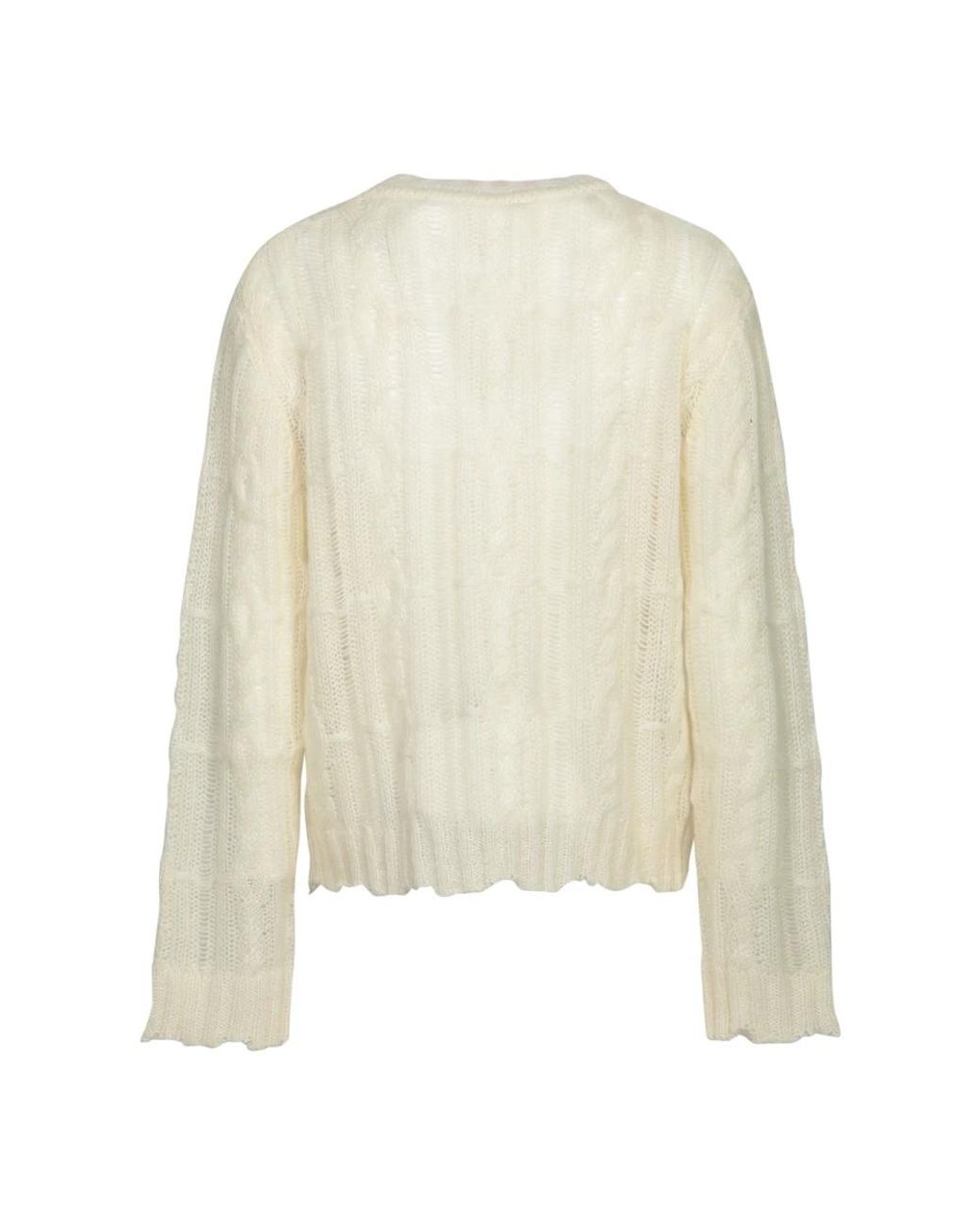 Séfr White Round-Neck Knitwear for men
