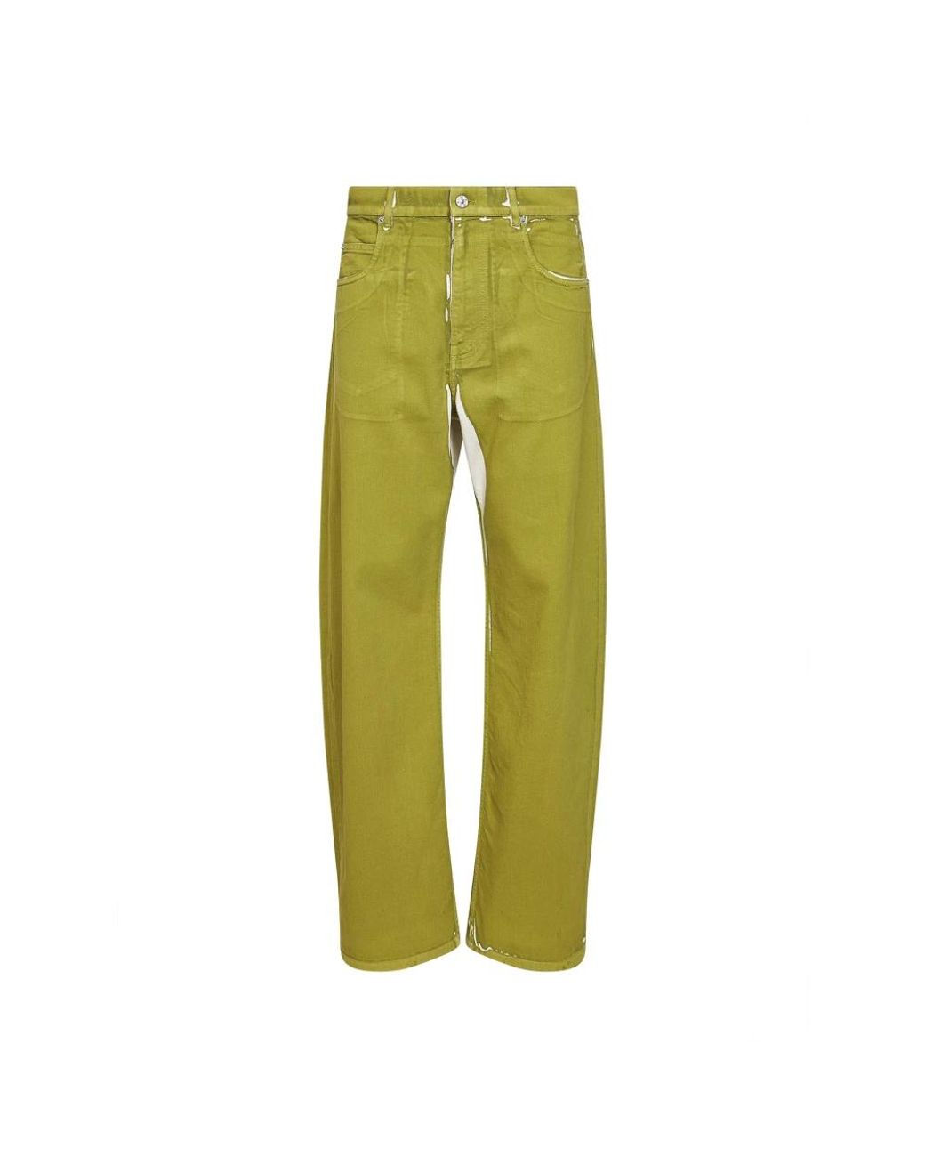 Marni Green Straight Fit Jeans for men
