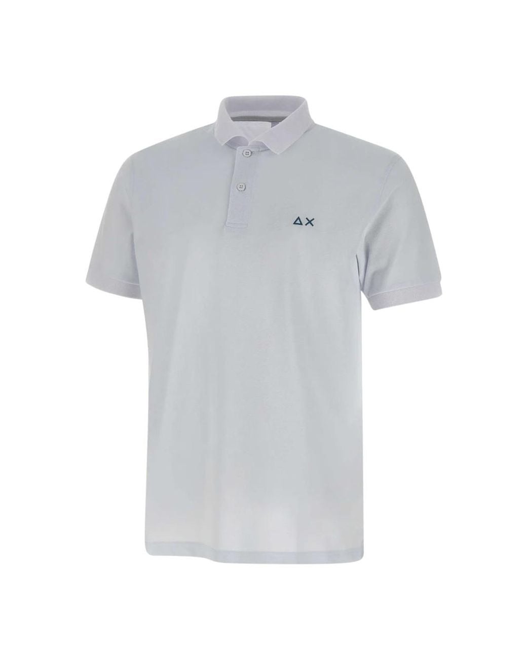 Sun 68 Tops ,Wit ,Katoen Polo Basic in het Gray voor heren