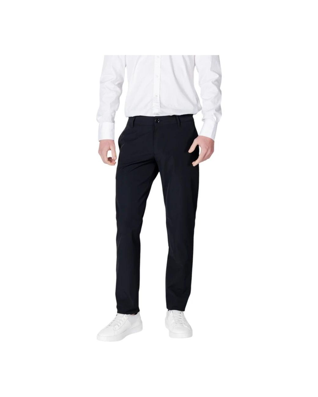 ARMANI EXCHANGE Black Suit Trousers for men