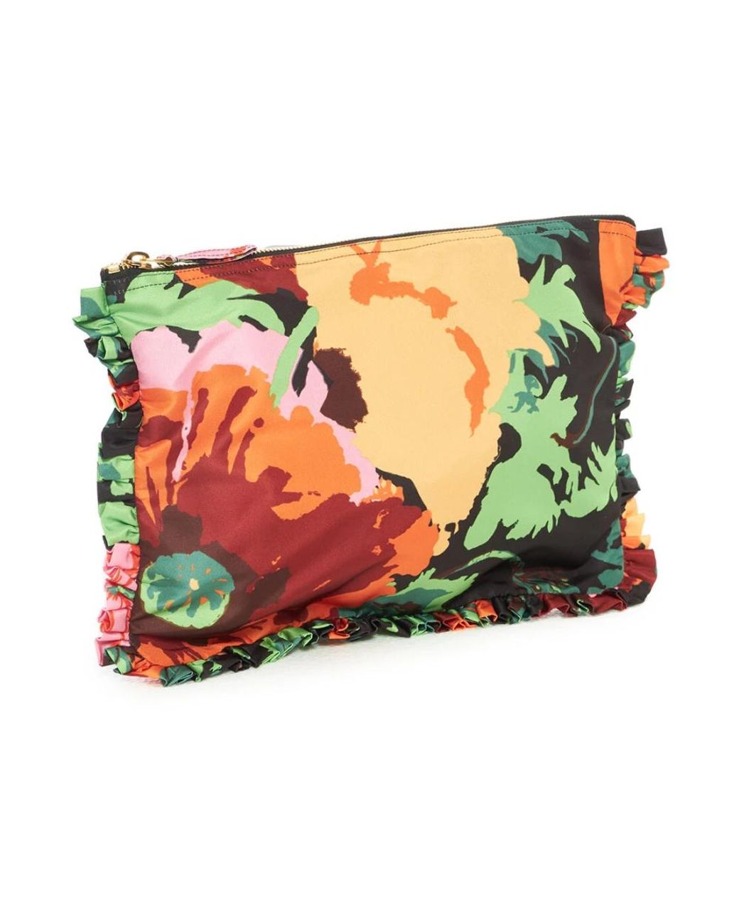 Pochette con zip oversize di LaDoubleJ in Multicolor