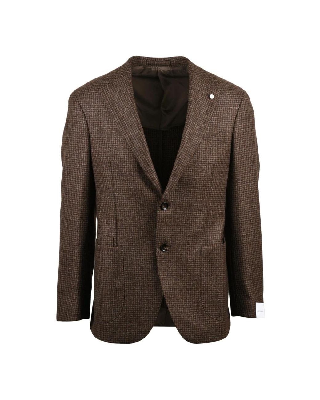 Luigi Bianchi Brown Blazers for men