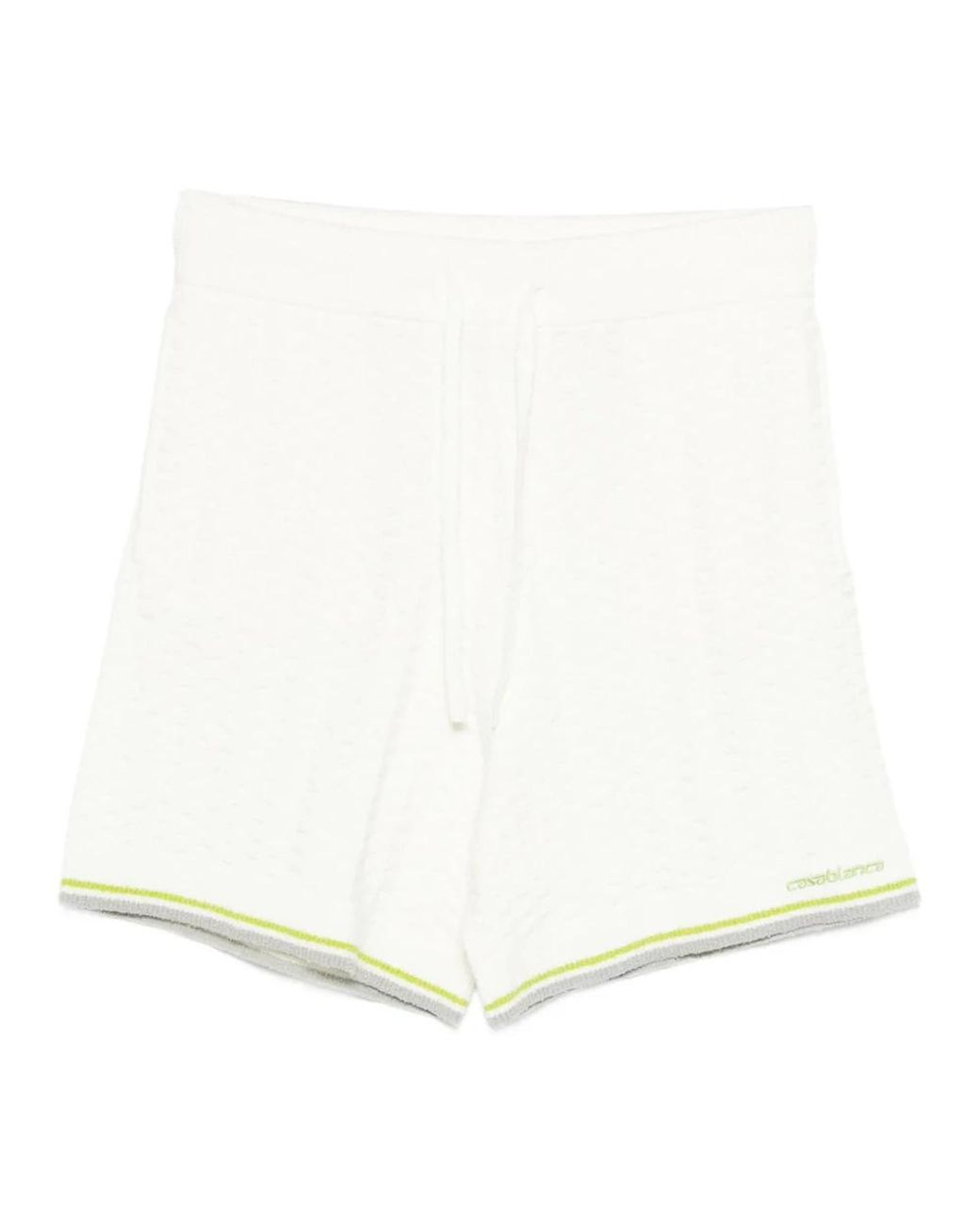 Casablanca White Casual Shorts for men