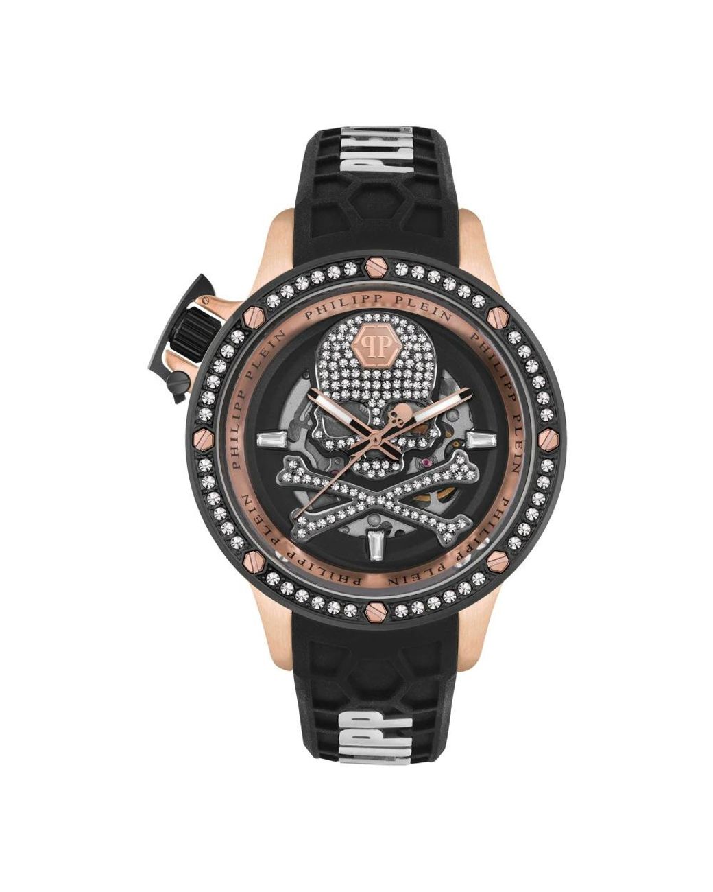 Philipp Plein Plein Rich Automatic Watch in het Black voor heren