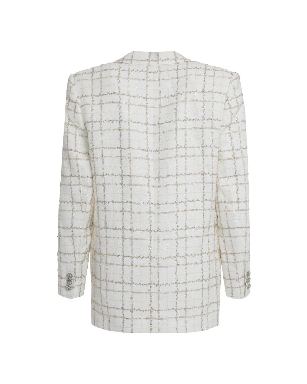 Alessandra Rich Gray Tweed Jackets
