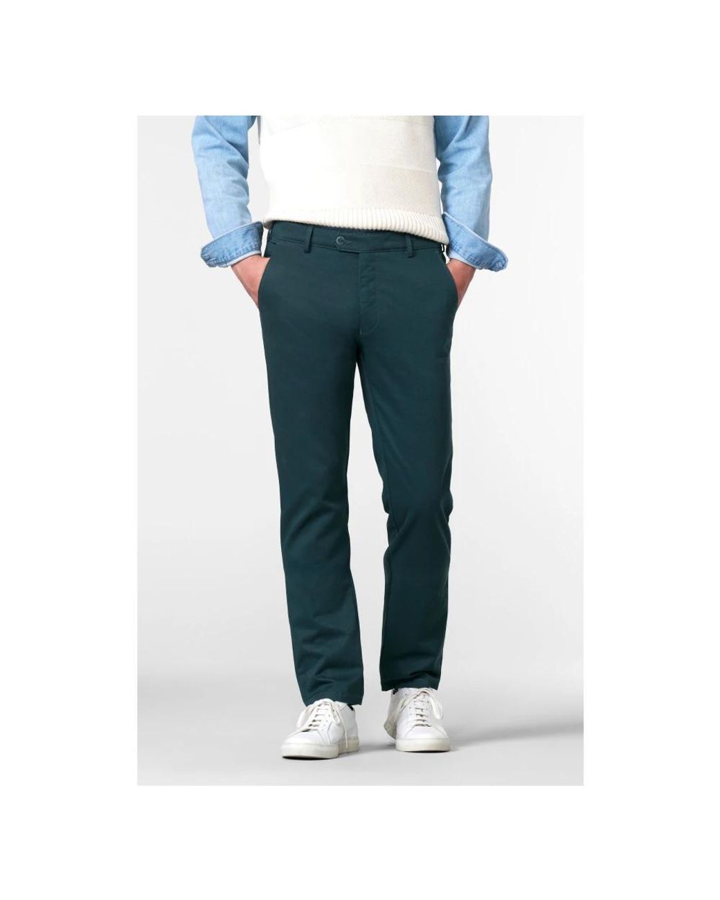 Chinos Meyer pour homme en coloris Blue