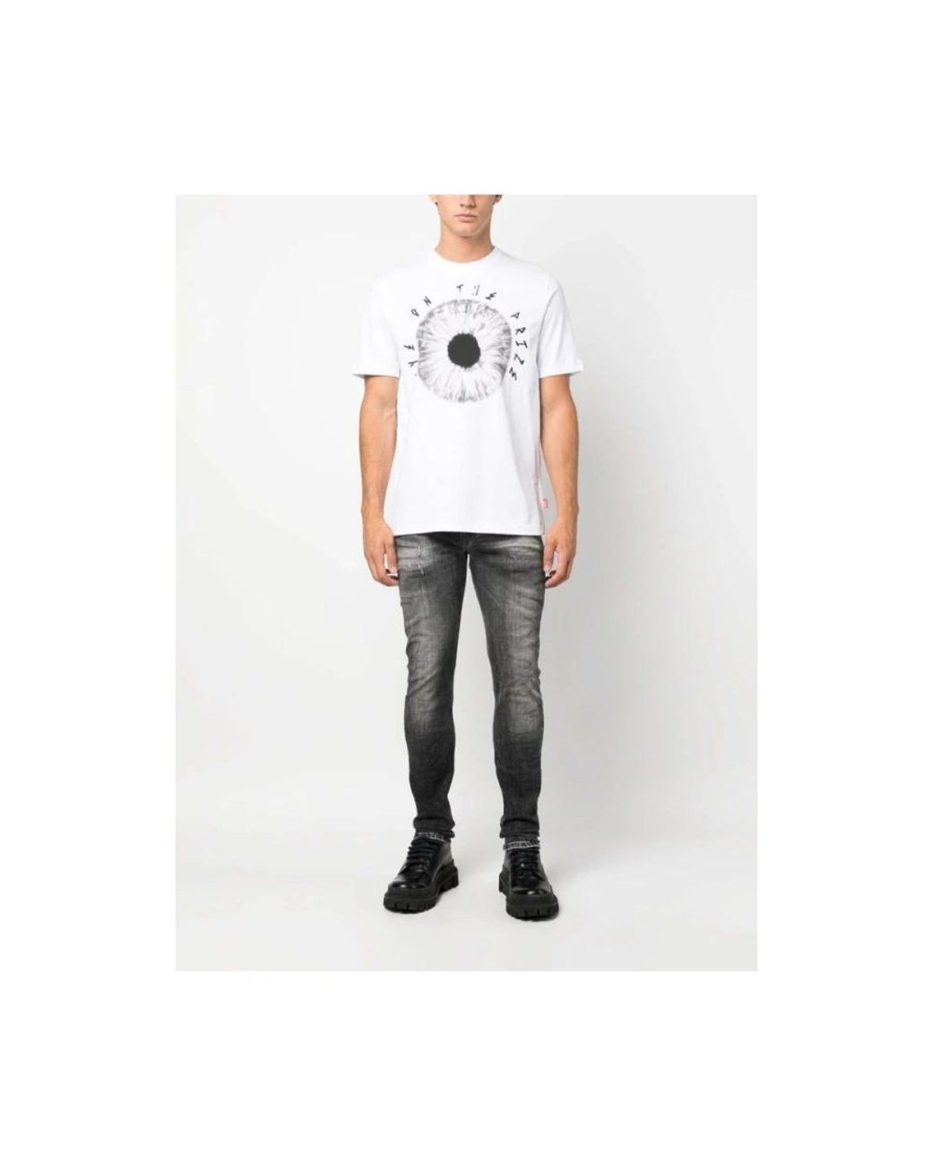 DIESEL Gray Slim Fit Jeans for men