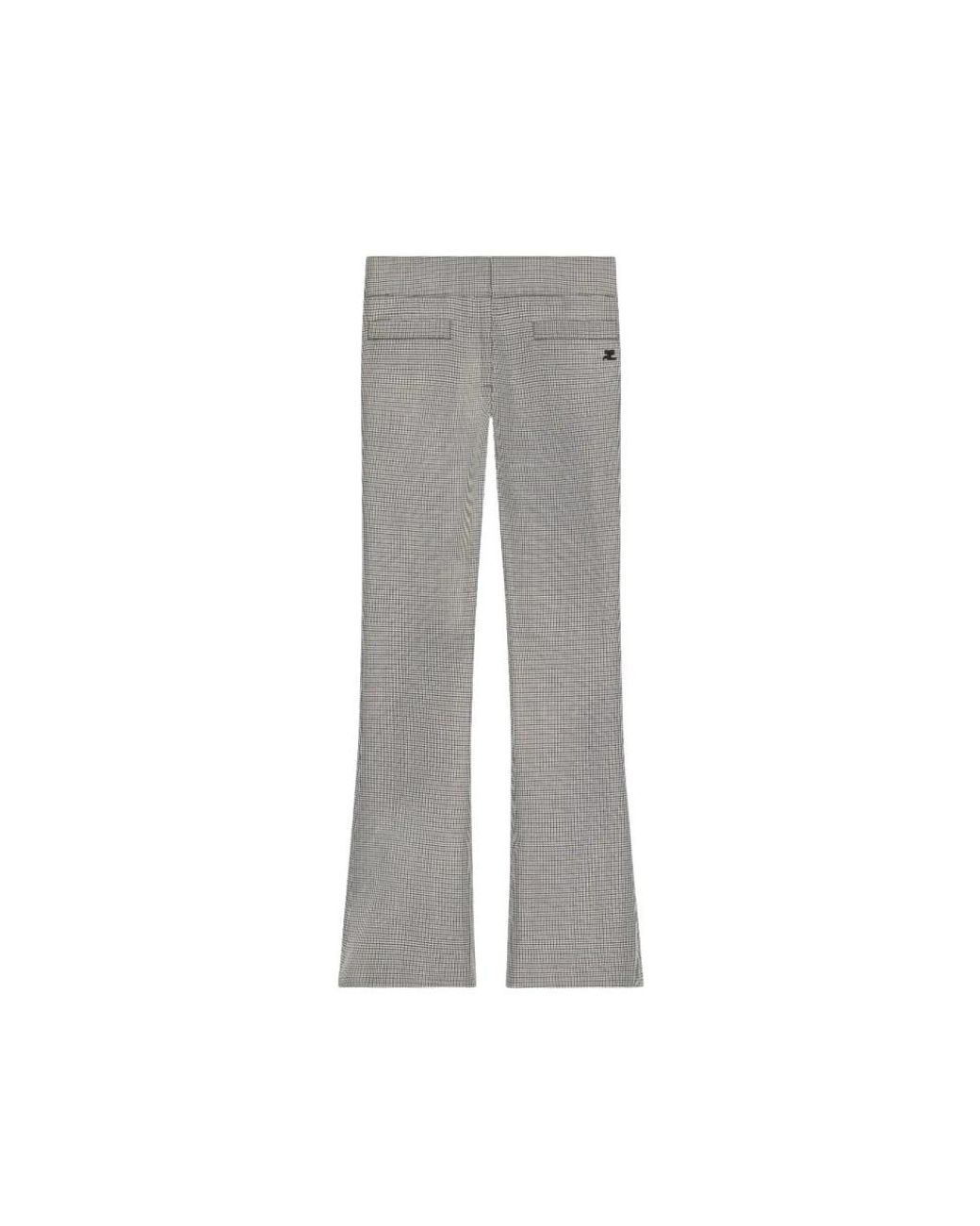 Courreges Gray Wide Trousers