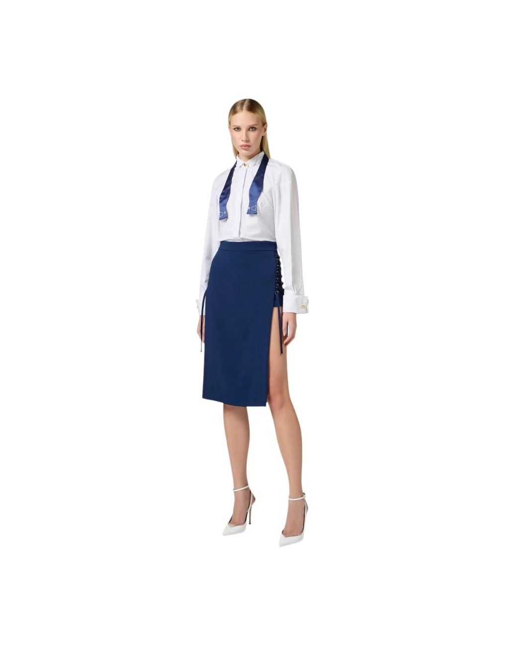 Elisabetta Franchi Blue Shirts