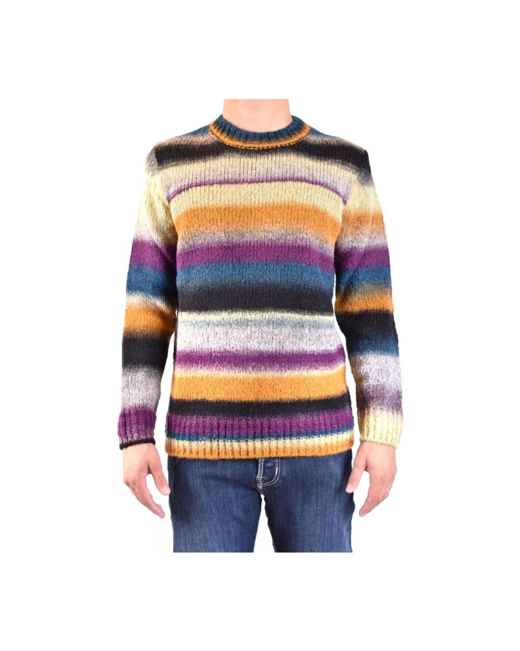 Dondup Rundhals-strickware in Blue für Herren