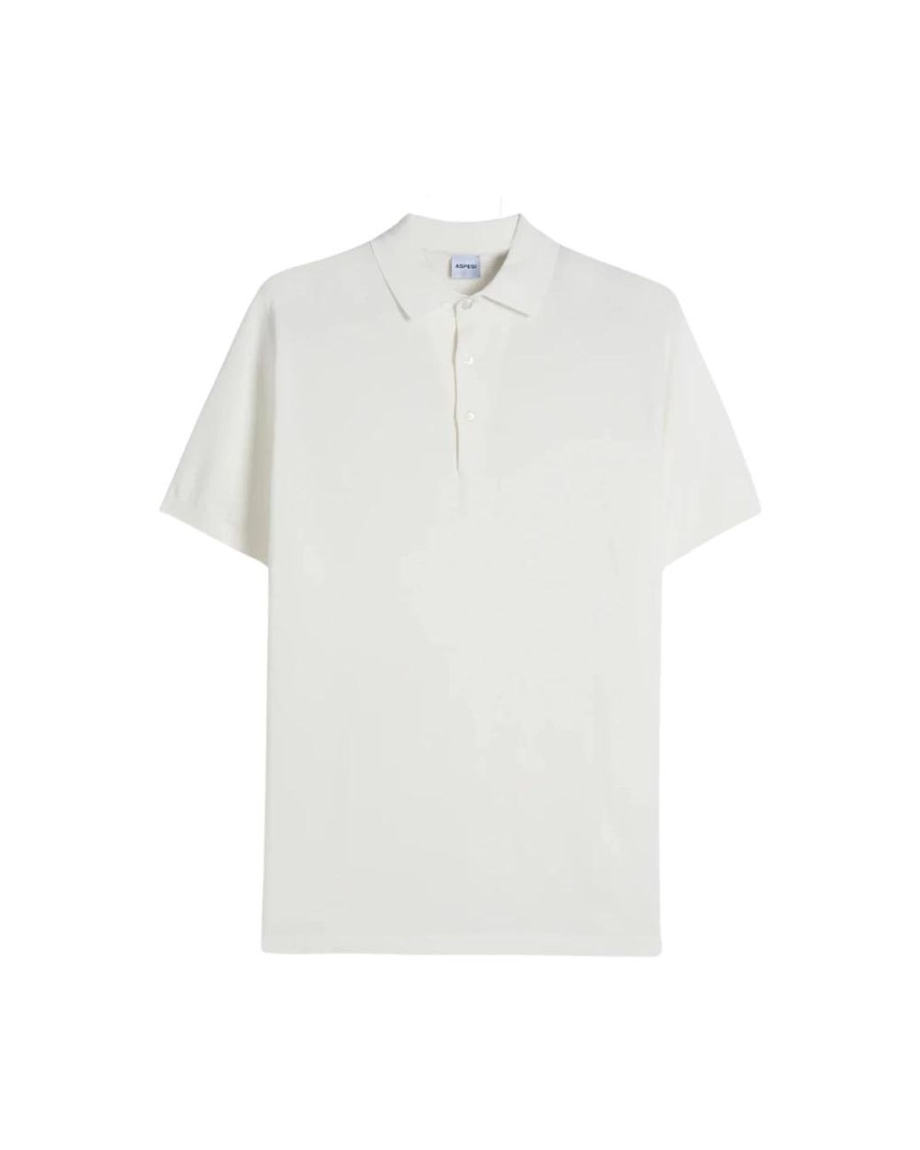 Aspesi White Polo Shirts for men