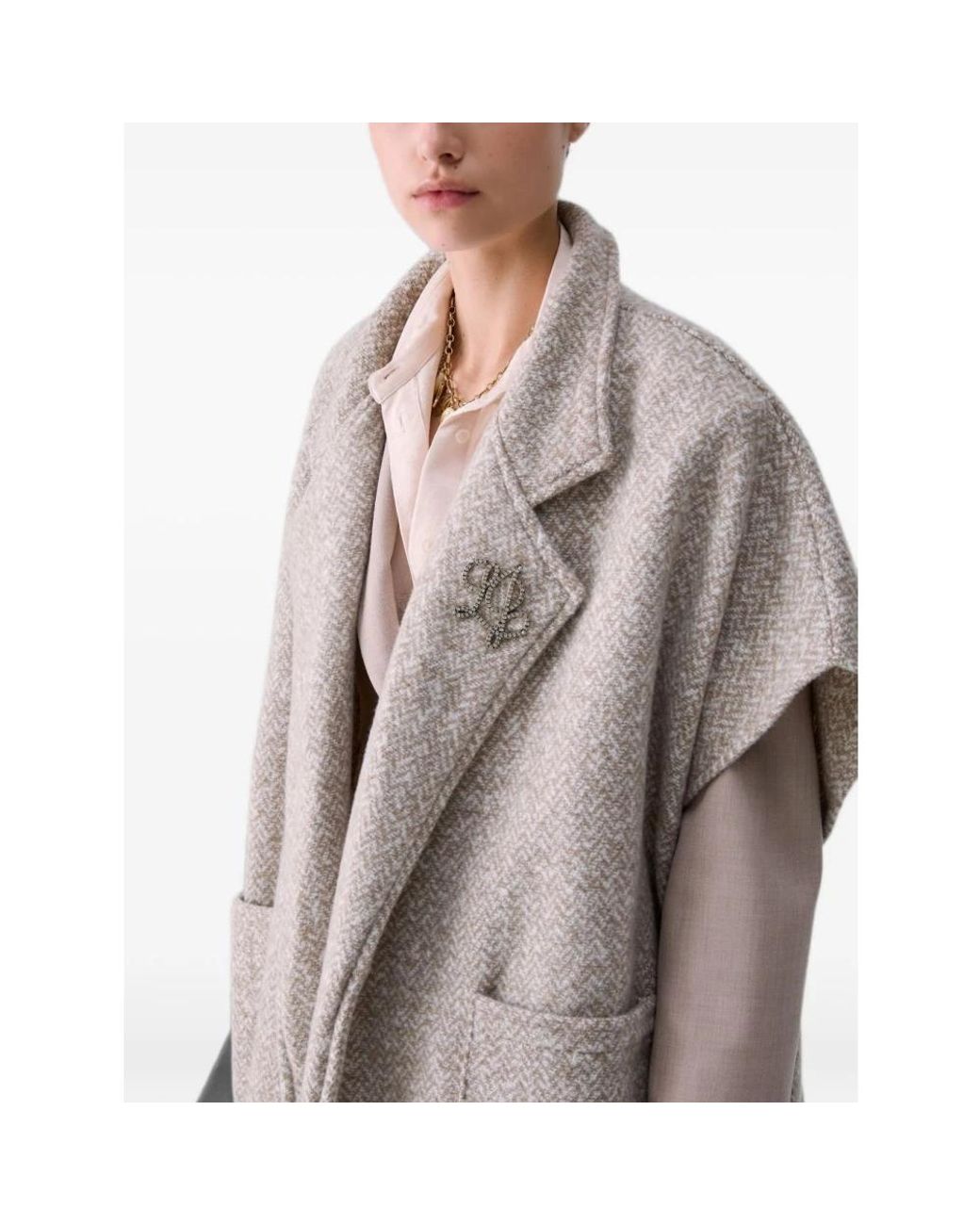 Liu Jo Gray Ponchos