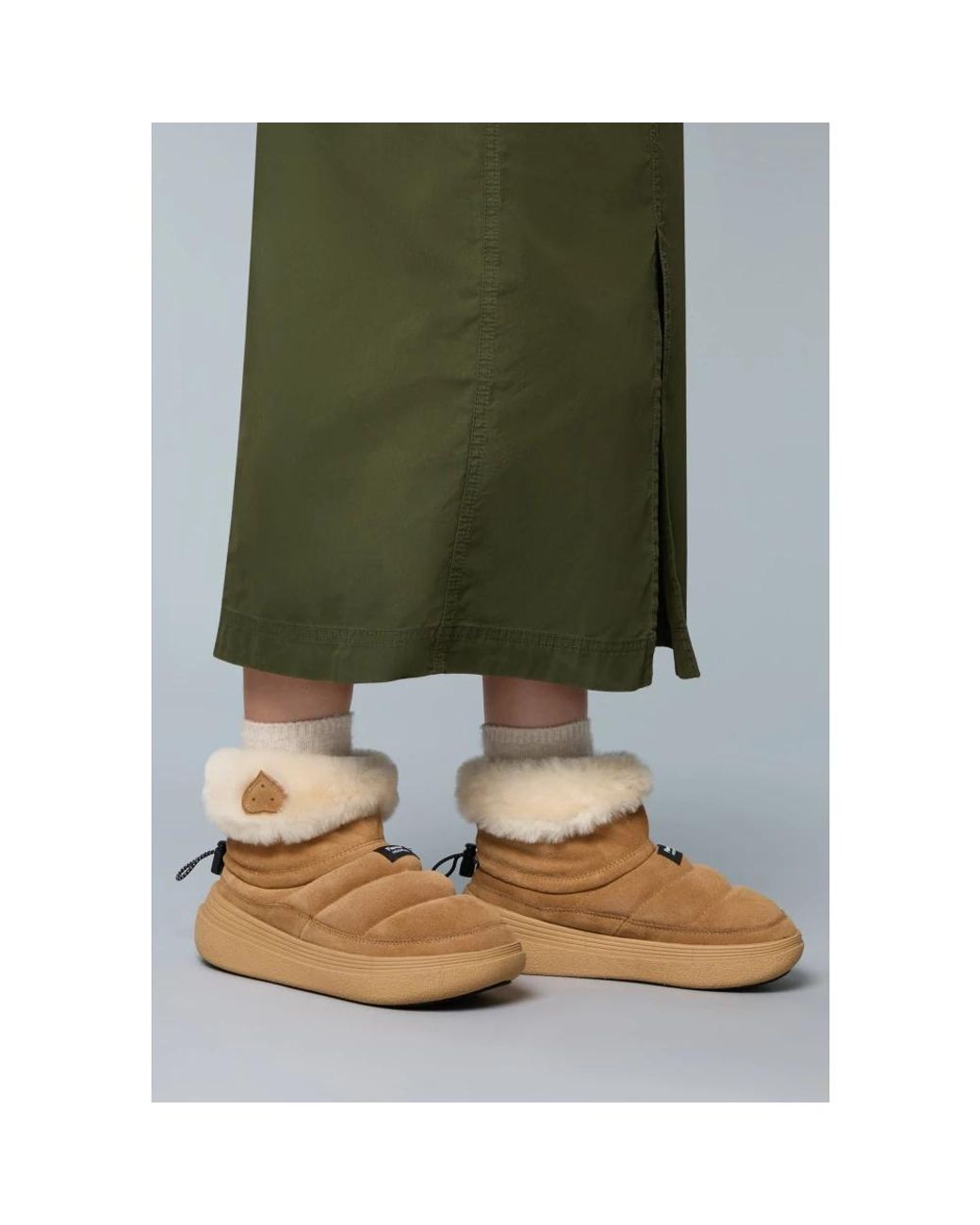 Flower Mountain Natural Winter Boots