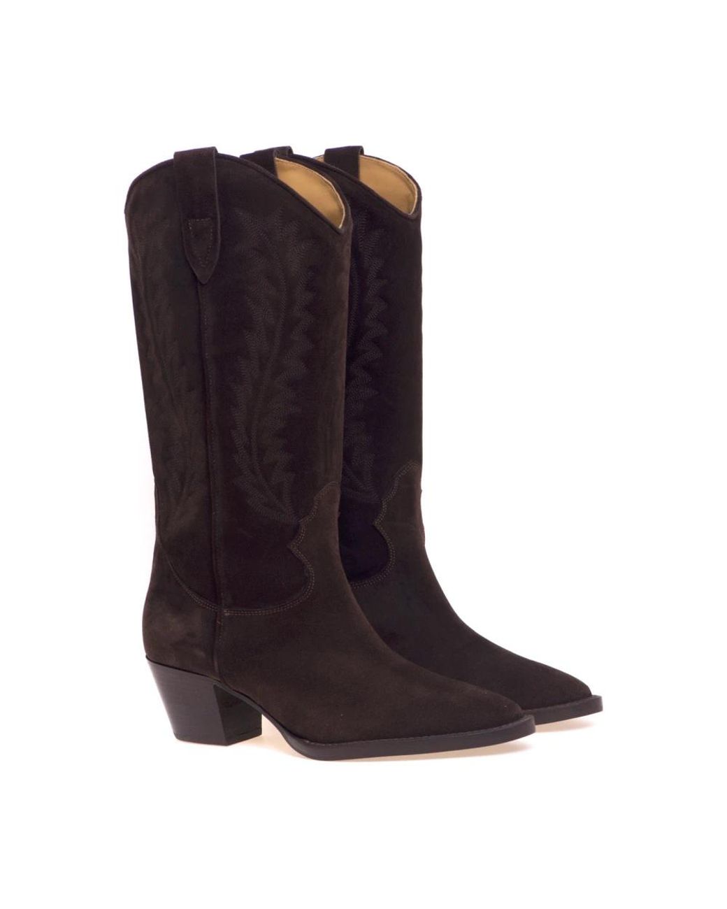 Anna F. Brown Cowboy & Biker Boots